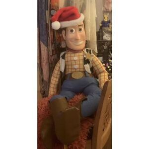 Disney TOY STORY Woody 1995 Promotional Frito/Walmart Thinkway 4ft